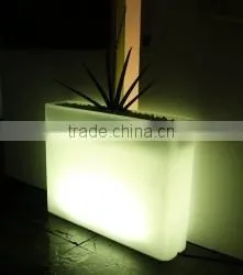 L60'' * W20'' *H40'' LED Lighted Flower Vase Planter Pot With Rechargeable Battery thumbnail-1
