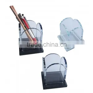 JINGYAGE Office Table Set Crystal Simple Transparent Pen Holder Set thumbnail-1
