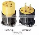 Male and Female Power Industrial Plug & Socket Outlet thumbnail-1