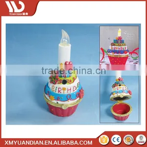 China Personalized Art Work Resin Gift Craft Garden Motion Sensor Light For Jewelry Box thumbnail-1