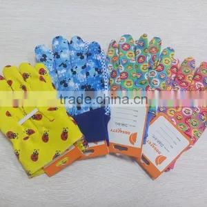 DDSAFETY 2017 With 5Years Experience Pink Cotton Kids Garden Glove Maxiflex Gloves thumbnail-2