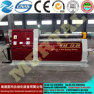 CE Cert Hydraulic 4 Roller Asymmetric Metal Steel Sheet Plate Roll Bending Machine thumbnail-4