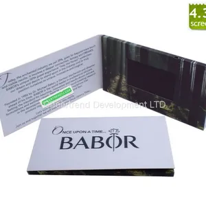 Video In Print Brochure 4.3 Inch Video Greeting Card With Offset Printing thumbnail-5