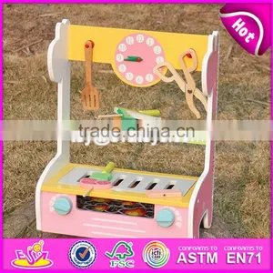 Новый дизайн деревянных игрушек - кухня для дошкольников, набор для барбекю W10C302 thumbnail-4