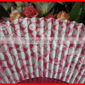 Both Sides Printing Bamboo Paper Fan in Japanese Style thumbnail-2