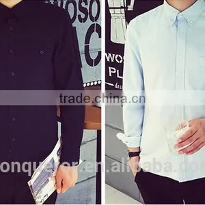 New Design Made to Measure Business Cotton Slim Men Shirt BS052 thumbnail-3