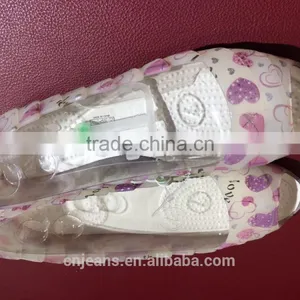 GZY Stocklot Summer Plastic Lucency Woman Lady Slipper Factory China thumbnail-3