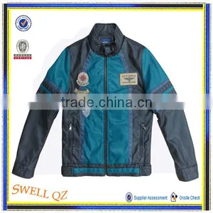 Fashion Sport Style Winter Leather Varisty Jacket for Men thumbnail-1