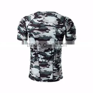 China Factory Camo Color Padded Compression Shirt thumbnail-4