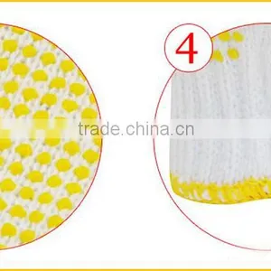 Pvc Dotted Cotton Knitted Gloves With Pvc Dots for Construction thumbnail-4