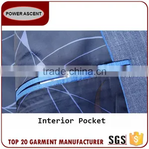 Latest Style Customer Design Mens Grey 2 Button Business Casual Suit Jacket Blazer thumbnail-3