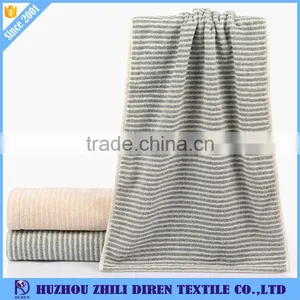 100% Cotton Compressed Stripes Sport Towels thumbnail-1
