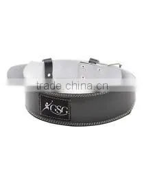 Top Quality 4" Foam Padded Leather Weight Lifting Belts thumbnail-1