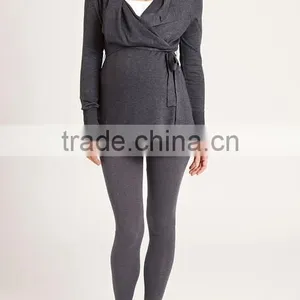 Maternity Ladies Wear 4-in-1 Long Sleeve Cardigan for Women thumbnail-4