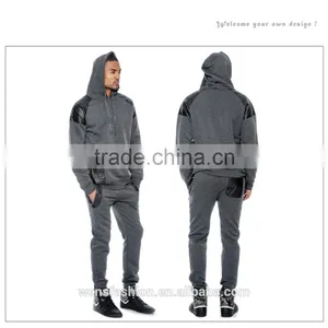 Fashion Casual Custom Slim Fit Wholesale Men Cheap Polyester Tracksuit thumbnail-2