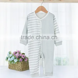 Organic Cotton Baby Rompers Long Sleeve Baby Sleepwear thumbnail-2
