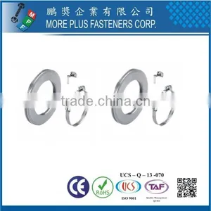 Made in Taiwan Stainless Steel DIY Hose Clamp Double Wire Spring Hose Clamp thumbnail-1