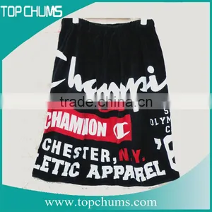 Custom Printed Sheared Terry Towel Wrap With Straps thumbnail-1
