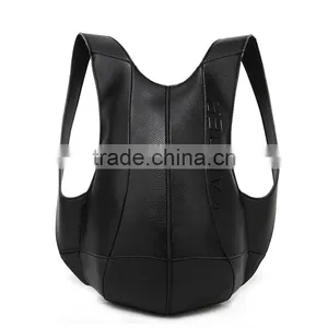 WomenTravel Casual Shoulder Leather Motorcycle Bag PU School Backpack Men College Bag Backpack thumbnail-1