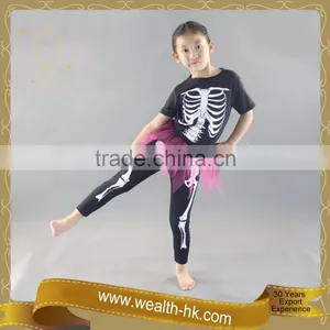 Carnival Black Skeleton Costume Halloween thumbnail-2