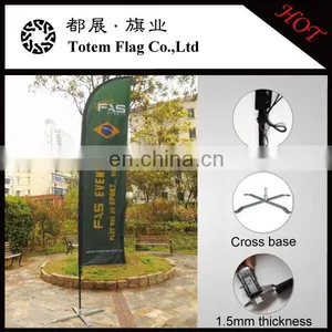 Wholesale Totem Flag OEM/ODM110 Knitted Fabric Business Flying Flag With Base thumbnail-1