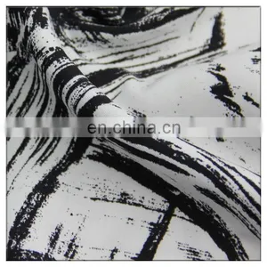 Black and White Wholesale Printed Tencel Cotton Fabric From China Manufacturers thumbnail-4