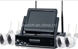 4CH 1080P Wireless NVR Kit Wifi CCTV System IR Outdoor Waterproof 1080p 1.3MP IP Camera P2P Video Security Surveillance thumbnail-1