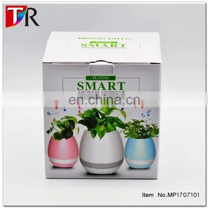 Office Decompression Toy Bluetooth Music Pots Manufacturer Custom Smart Music Flowerpot thumbnail-3