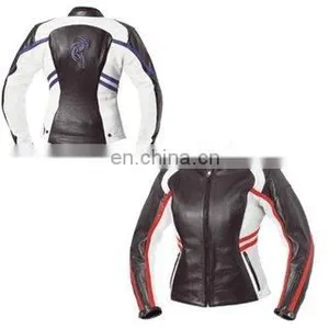 Girl Fashion Jacket,Leather Racing Motorcycle Jacket thumbnail-1