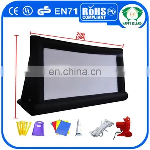 HAPPYISLAND PVC Coated Nylon or Oxford Cloth Inflatable Projector Screens for Sale thumbnail-4