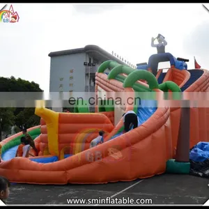 Funny Inflatable Slide, Inflatable Circle Slide, Inflatable Slide With Farmer Arch for Sale thumbnail-3