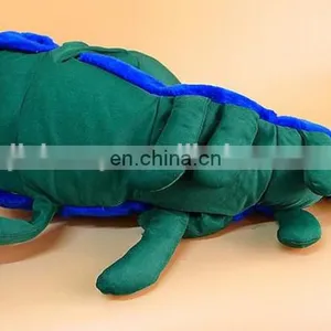 Big Eyes Embroidered Lobster Plush Stuff Toy Blue thumbnail-2