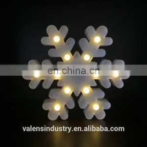 Hot Sell Snowflake Shape Battery Operated 3D LED Standing Night Light for Christmas Gift Home Decoration LED Marquee Light thumbnail-1