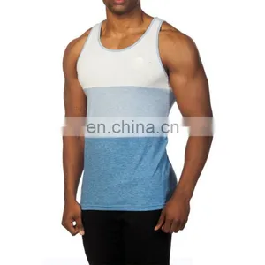 Yihao Men Clothing Apparel Sleeveless Fitness Sportwear Gym Vest Custom Stringers Shark Men Tank Top Stringers thumbnail-2