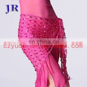 Crochet Fringe Tassel Belly Dance Hip Scarf Y-2011# thumbnail-5