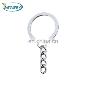 Blank Split Ring With Chain KC04-1 for Promotional Souvenir thumbnail-1