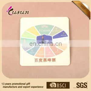 China Supplier Promotional Customized Paper Coaster thumbnail-6