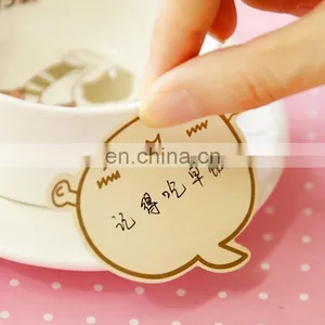 Custom Shaped Printing Color Paper Sticky Notepad thumbnail-4