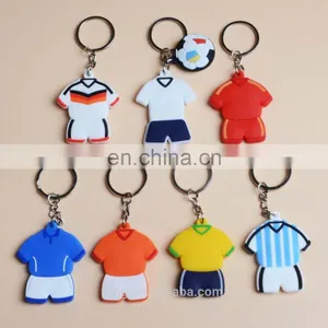 New Product Cool Fans Jewelry Soccer Jersey Pvc Keychain Custom thumbnail-1