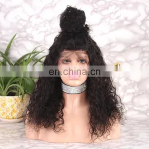 Natural Color Wholesale Price Good Quality Virgin Brazilian Human Hair Full Lace Wig thumbnail-2