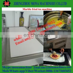 Widely Welcome Double 50cm Round Pans With 10 Cooling Barrels/tanks Thai Fried Ice Cream Machine for Sale thumbnail-4