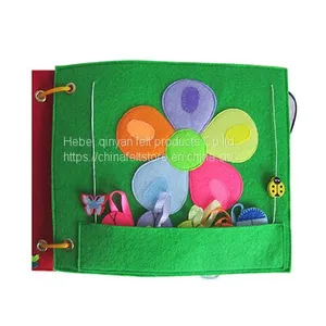 Soft Felt Fabric Quiet Book  thumbnail-5