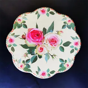 Flower Pattern Candy Chocolate & Coffee Silk-screen Printing Screw Top Tins thumbnail-3