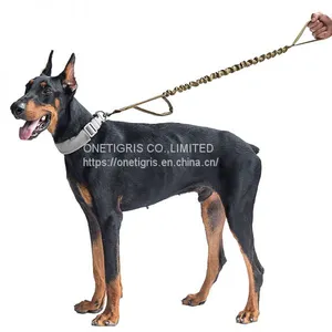 OneTigris Short Bungee Training Leashes With Control Handle thumbnail-4