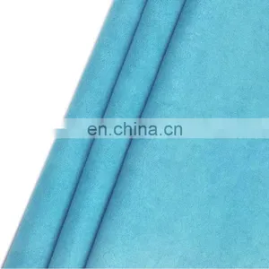 100%Polyester Spandex Suede Fabric Brushed Suede Knitted Fabric for Home Textile thumbnail-3