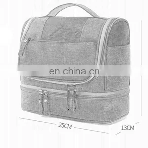 Multifunctional Polyester Waterproof Hanging Travel Toiletry Bag OEM ODM Welcomed thumbnail-2