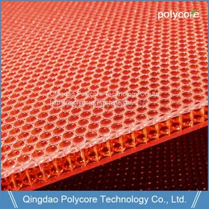 Light Weight Light Transmission Waterproof Fireproof PC Honeycomb Composite Panel thumbnail-3
