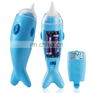 Newborn Baby Products Electric Nose Cleaner Nasal Aspirator With Cute Music thumbnail-3