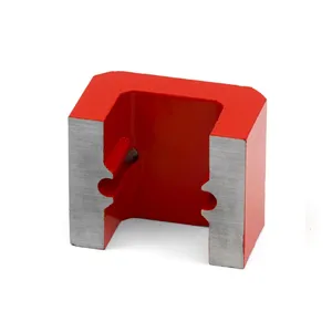 Custom Cast Rectangular AlNiCo Magnet With Two Holes thumbnail-3