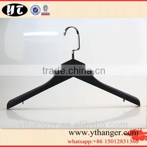 Black Plastic Hanger Rubber Coated Hanger for Clothes Supplier's Choice thumbnail-3